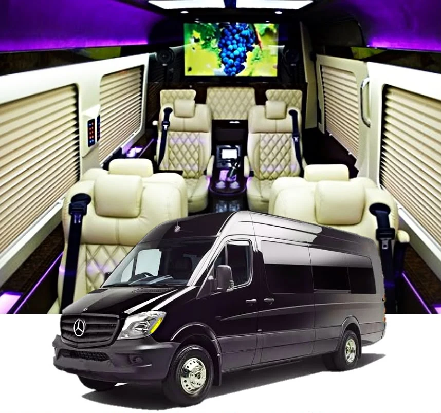Mercedes Sprinter limo interior