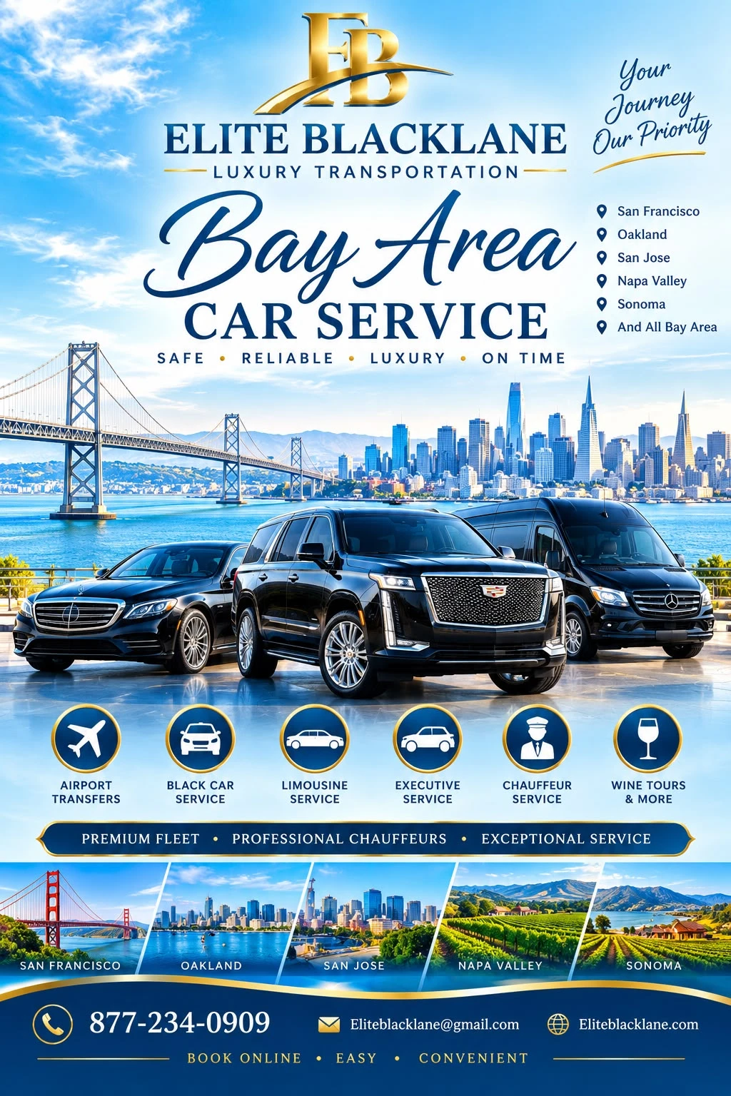 Elite Blacklane: Bay Area Car Service