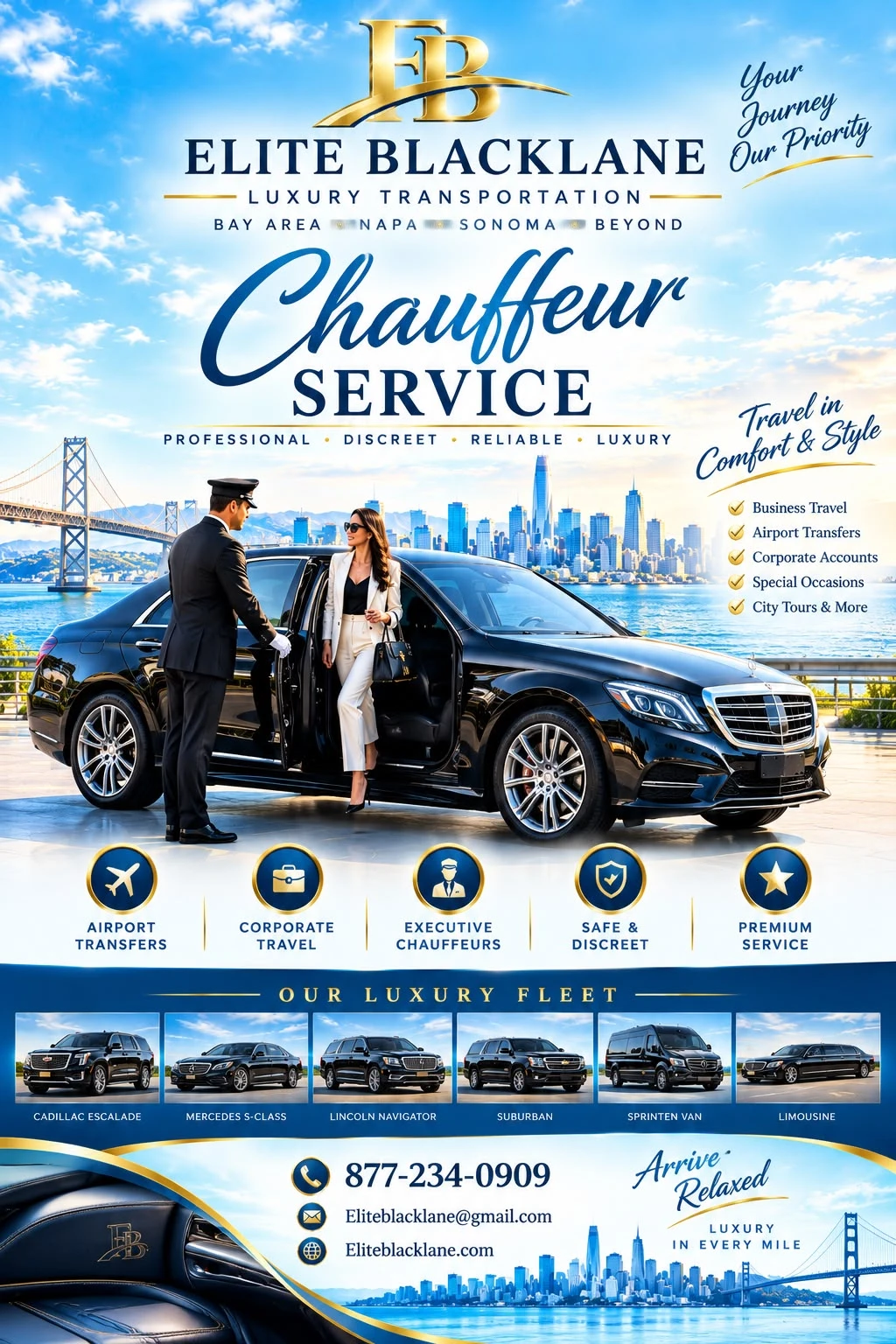 Elite Blacklane: Chauffeur Service
