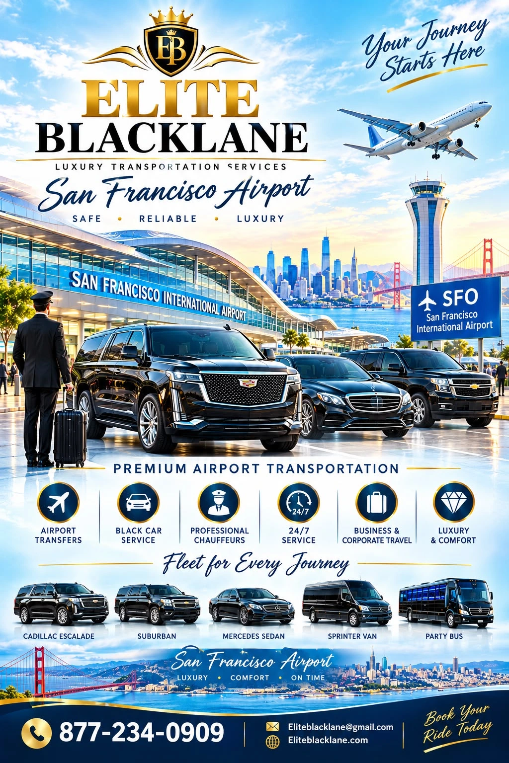 Premium airport transportation at SFO