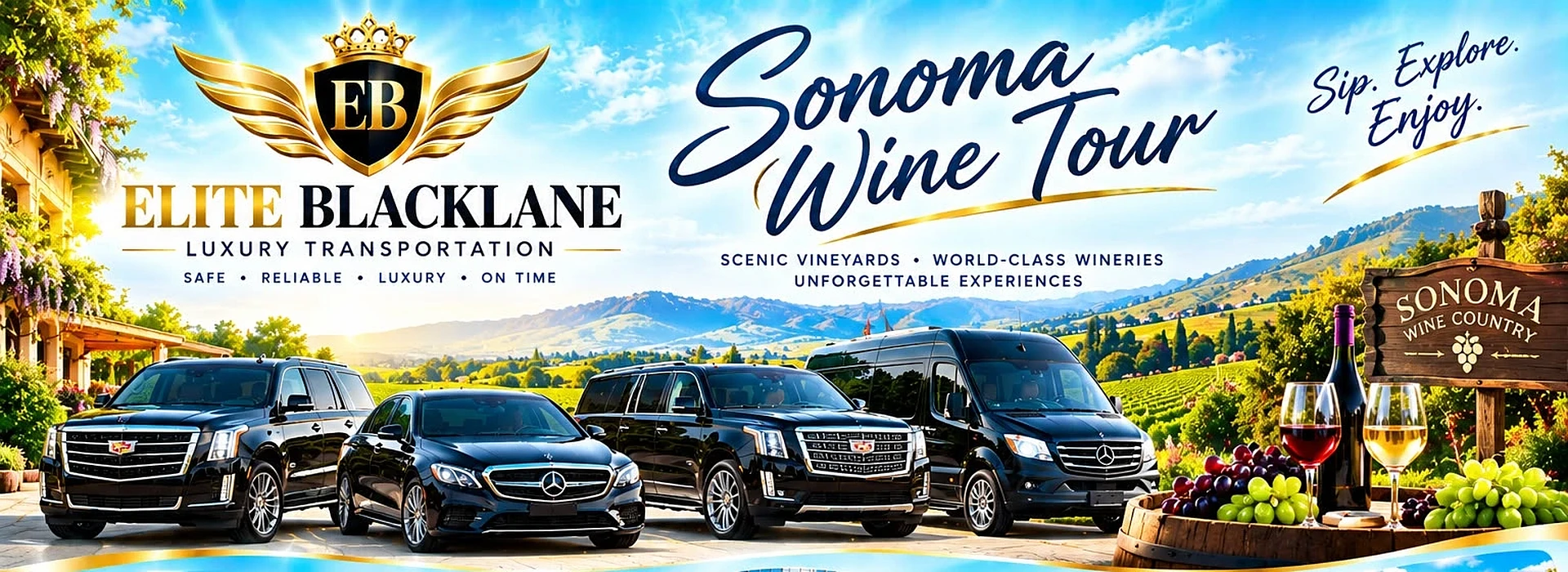 Sonoma Wine Tour with Elite Blacklane